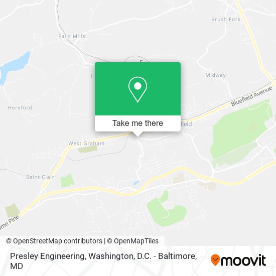 Presley Engineering map