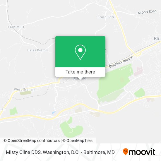 Misty Cline DDS map