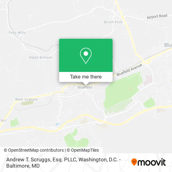 Mapa de Andrew T. Scruggs, Esq. PLLC
