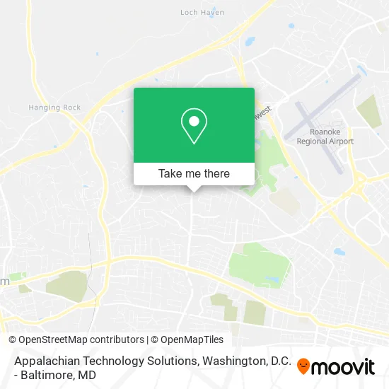Appalachian Technology Solutions map