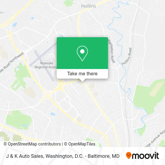 J & K Auto Sales map