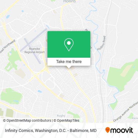 Infinity Comics map