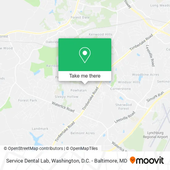 Service Dental Lab map