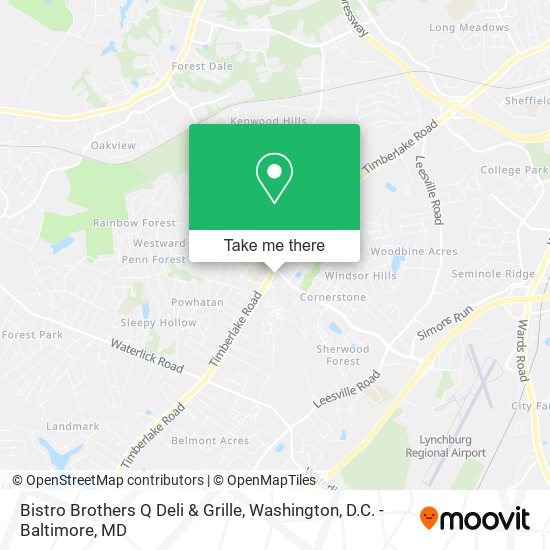 Bistro Brothers Q Deli & Grille map