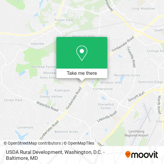 USDA Rural Development map