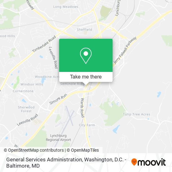 General Services Administration map