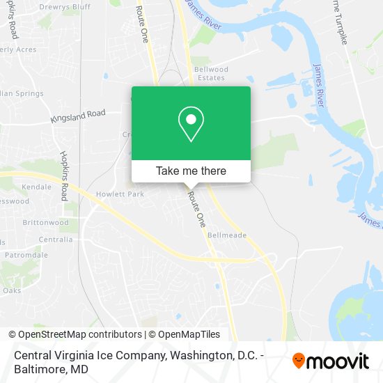 Central Virginia Ice Company map
