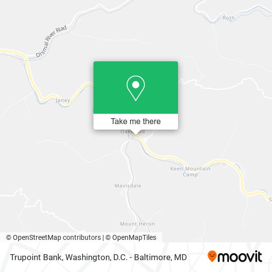 Mapa de Trupoint Bank