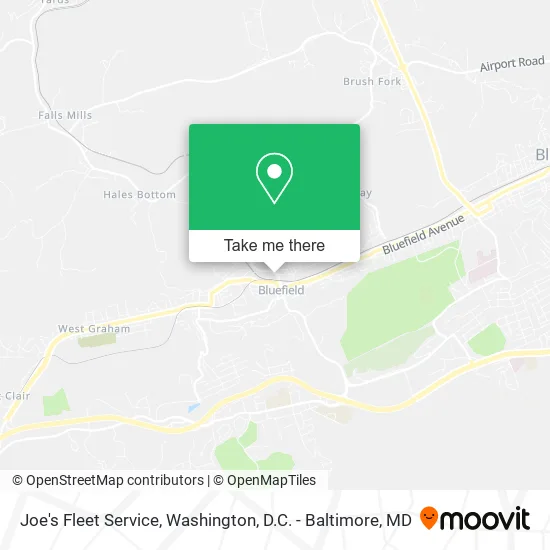 Joe's Fleet Service map