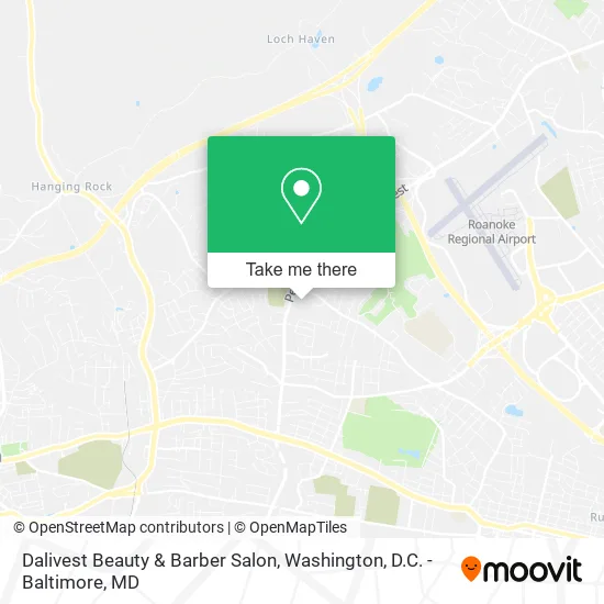 Mapa de Dalivest Beauty & Barber Salon