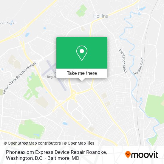 Phoneaxiom Express Device Repair Roanoke map