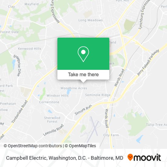 Mapa de Campbell Electric
