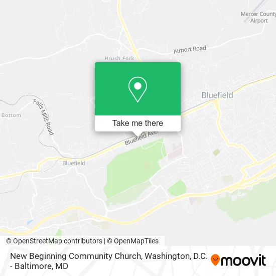 New Beginning Community Church map