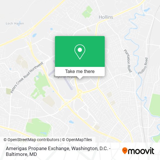 Mapa de Amerigas Propane Exchange