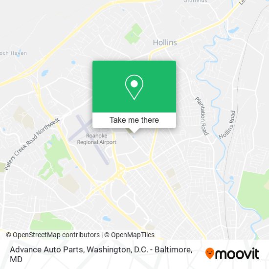 Advance Auto Parts map