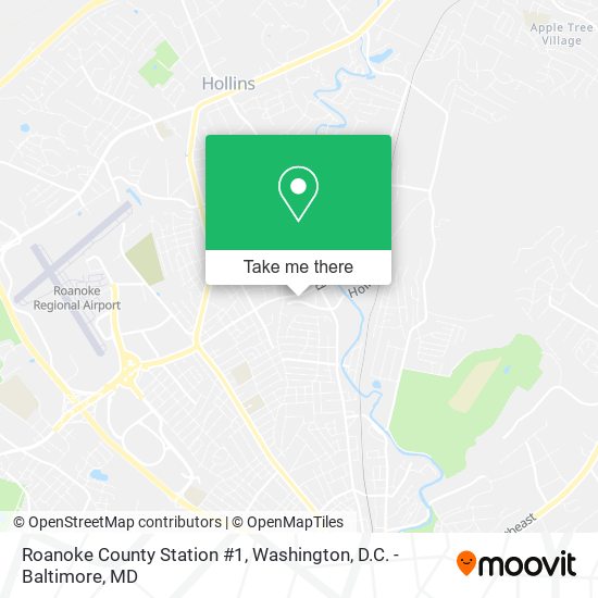Mapa de Roanoke County Station #1