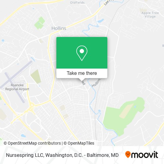 Mapa de Nursespring LLC