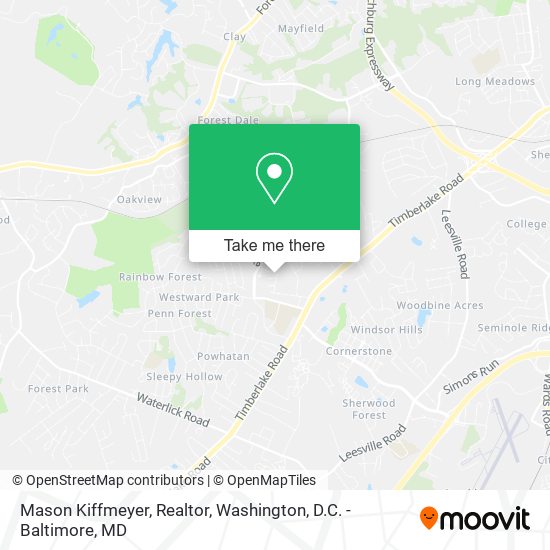 Mason Kiffmeyer, Realtor map