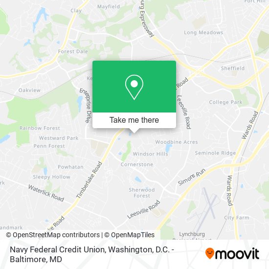 Navy Federal Credit Union map