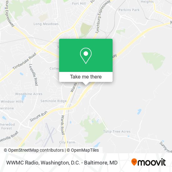 WWMC Radio map