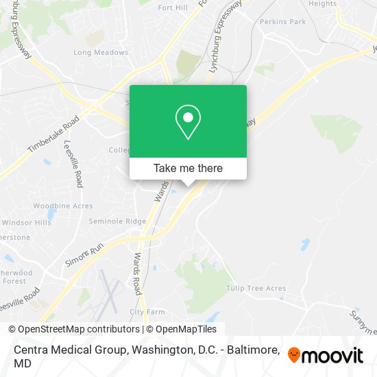 Centra Medical Group map