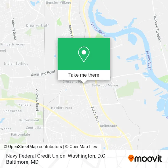 Navy Federal Credit Union map