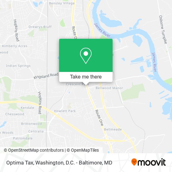 Optima Tax map
