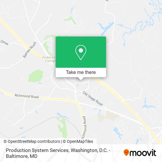 Production System Services map