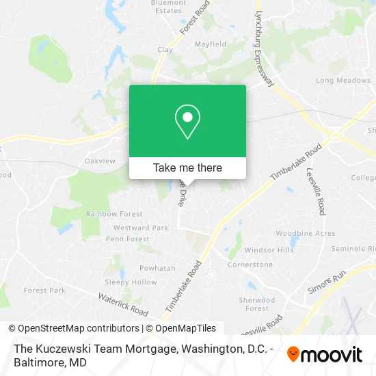 Mapa de The Kuczewski Team Mortgage