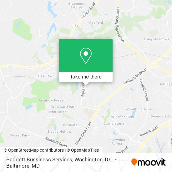 Padgett Bussiness Services map