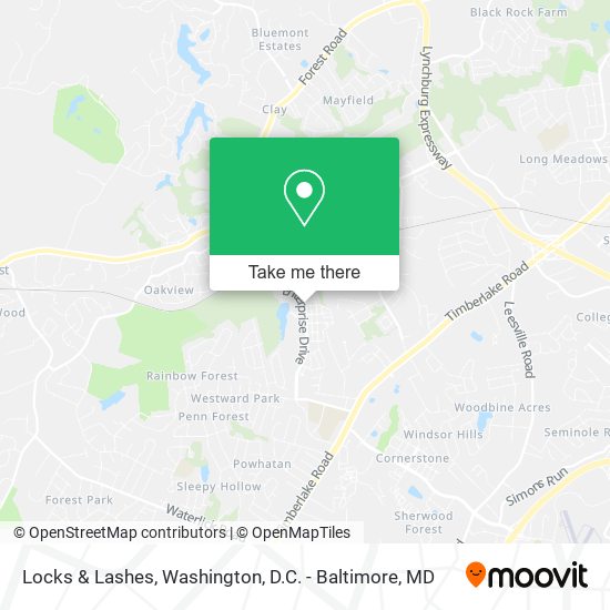 Locks & Lashes map