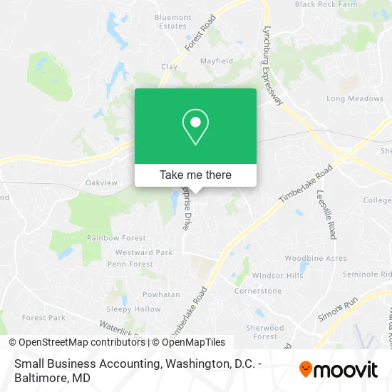 Small Business Accounting map
