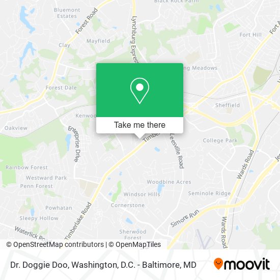 Dr. Doggie Doo map
