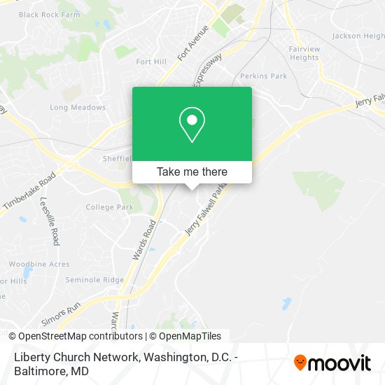Liberty Church Network map
