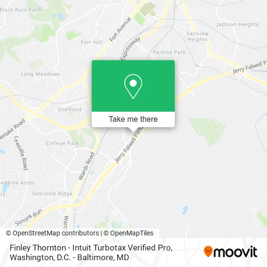 Mapa de Finley Thornton - Intuit Turbotax Verified Pro