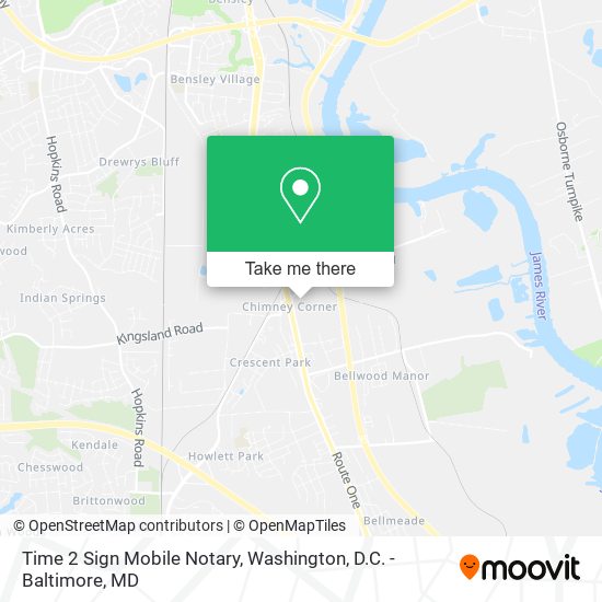 Time 2 Sign Mobile Notary map