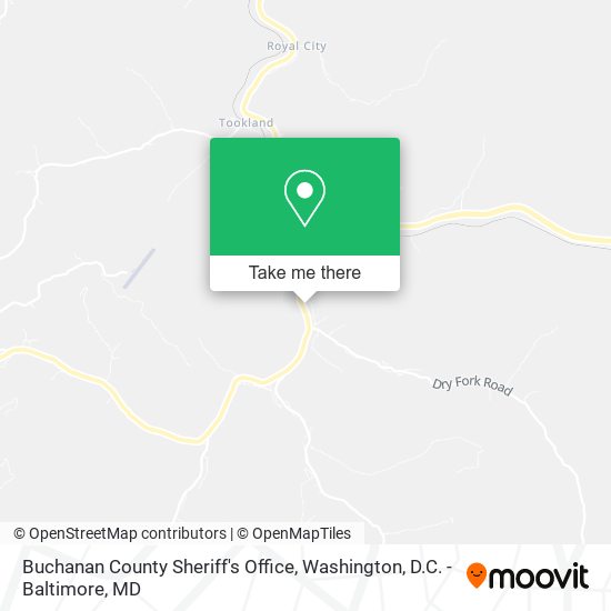 Mapa de Buchanan County Sheriff's Office