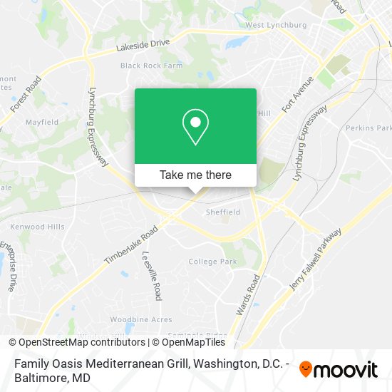 Family Oasis Mediterranean Grill map