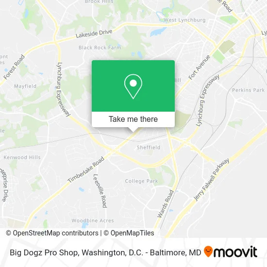 Big Dogz Pro Shop map