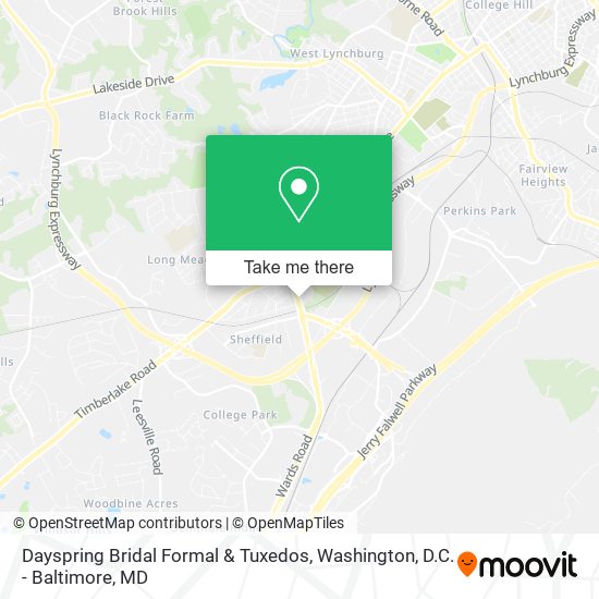 Mapa de Dayspring Bridal Formal & Tuxedos
