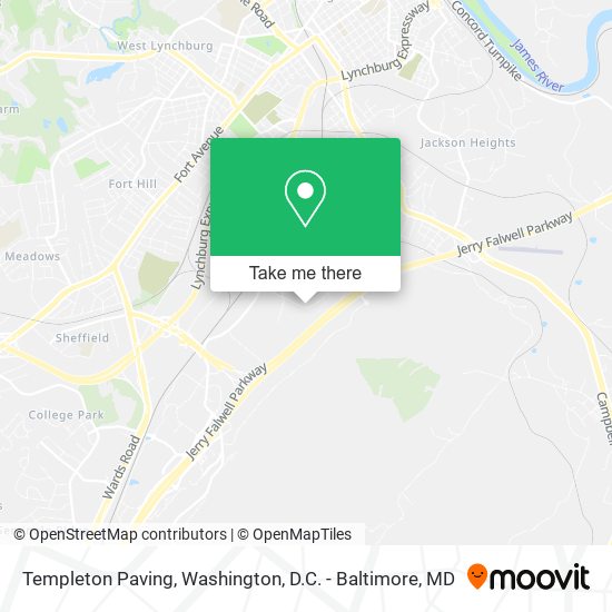 Templeton Paving map