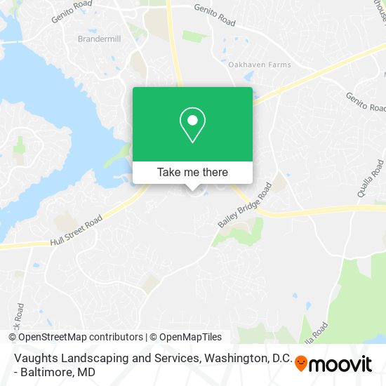 Vaughts Landscaping and Services map