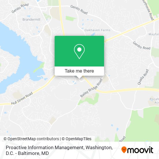 Proactive Information Management map