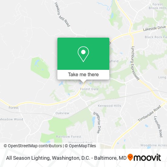 Mapa de All Season Lighting