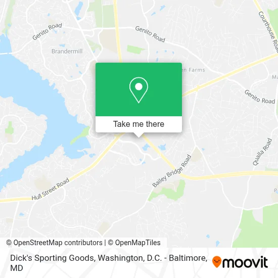 Dick's Sporting Goods map
