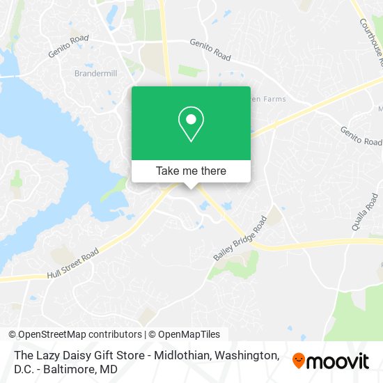 Mapa de The Lazy Daisy Gift Store - Midlothian