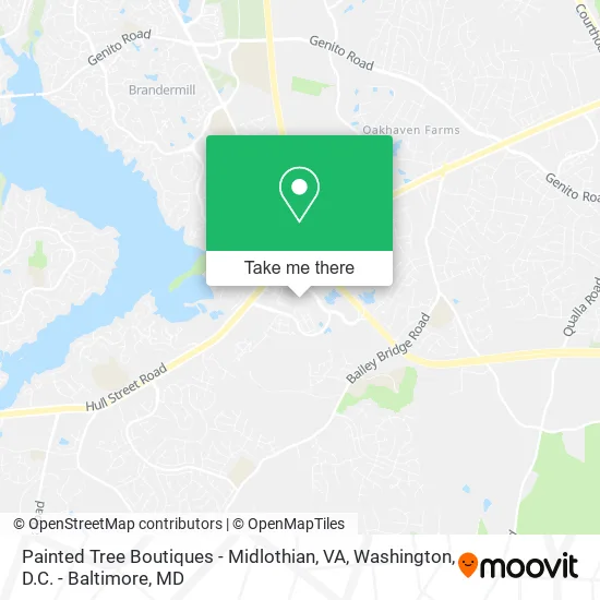 Painted Tree Boutiques - Midlothian, VA map