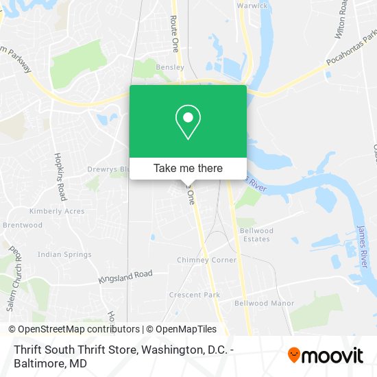 Thrift South Thrift Store map