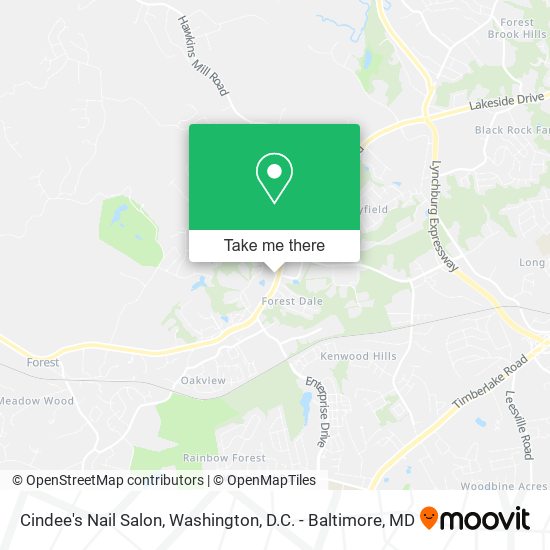 Cindee's Nail Salon map