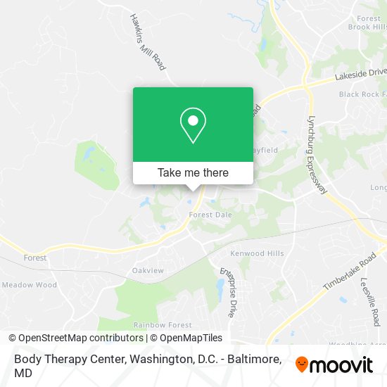 Mapa de Body Therapy Center